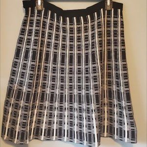 Black and White Skirt perfect for fall and winter.